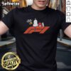 Official Peanuts Las Vegas Grand Prix F1 T-Shirt featuring iconic Peanuts characters and vibrant racing graphics.