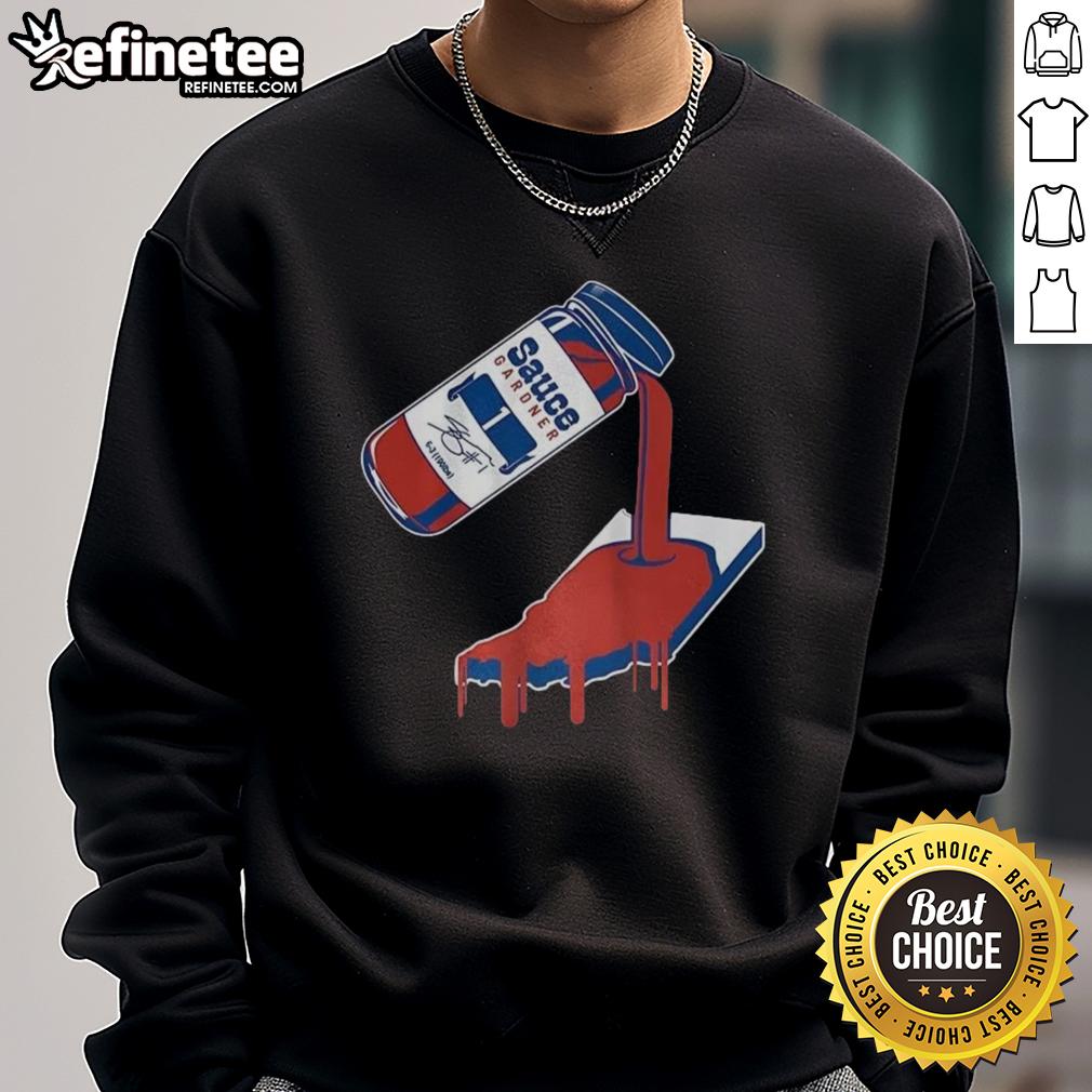 Official Sauce Gardner Indianapolis Colts sweatshirt featuring signature design, perfect for fans and collectors.