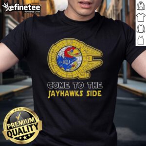 Official Star Wars Come To The Kansas Jayhawks Side T-Shirt