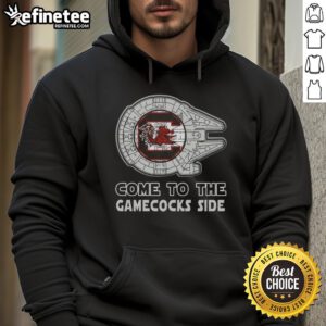 Official Star Wars South Carolina Gamecocks side hoodie featuring unique design and team colors for fans.