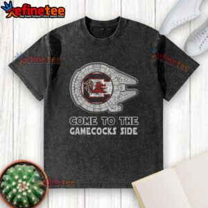 Official Star Wars Come To The South Carolina Gamecocks Side Washed T-Shirt featuring a unique design and vibrant colors.