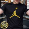 Alt Text: Official The Golden Wutang Clan Forever Jumpman Logo Parody T-Shirt featuring a unique design and vibrant colors.