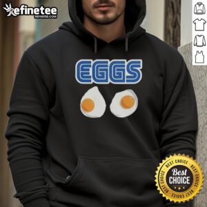 Top 2 Eggs Omelet Sega Parody Logo Hoodie showcasing a vibrant design inspired by classic gaming and breakfast themes.