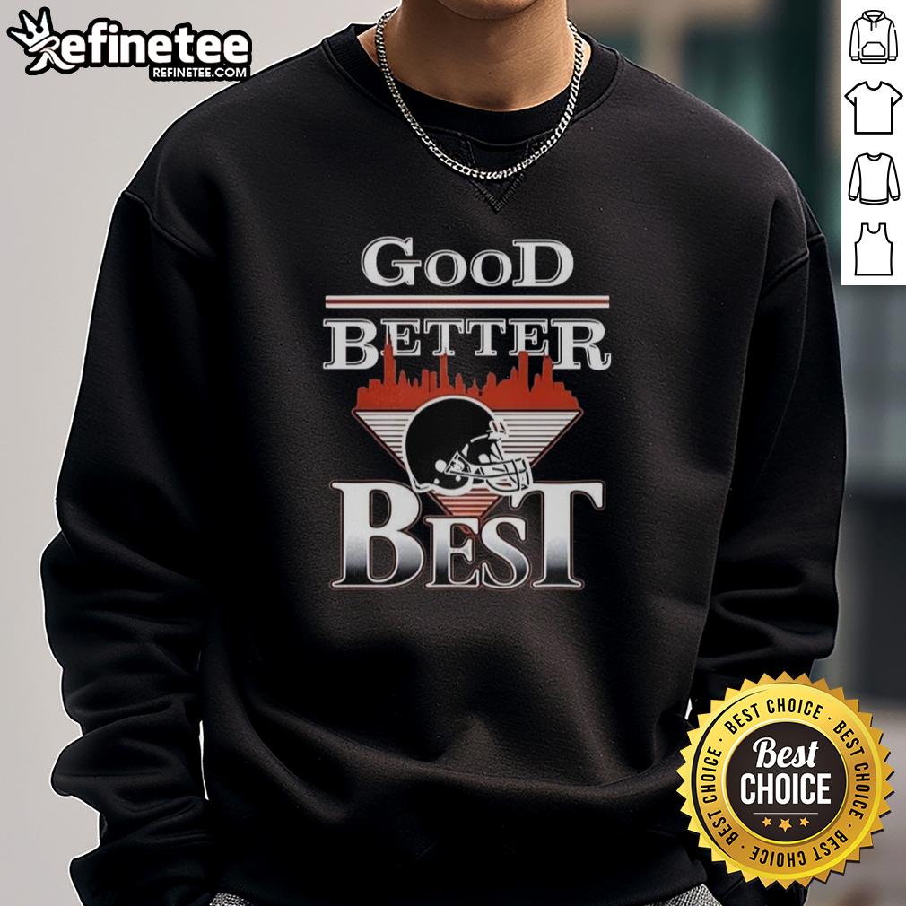Chicago Bears sweatshirt featuring a helmet and city skyline design, perfect for fans supporting their team.