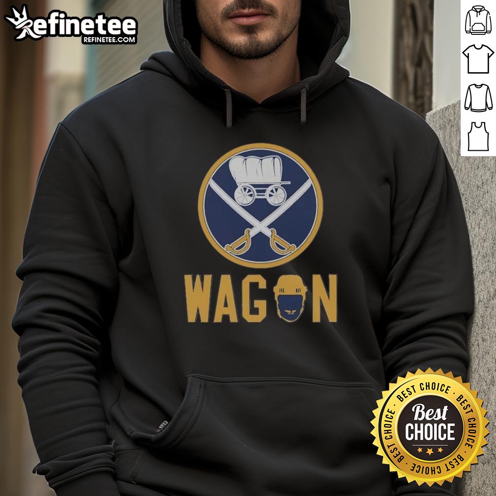 Awesome Buffalo Sabres Absolute Wagon Hoodie featuring team colors and logo, perfect for fans and game days.