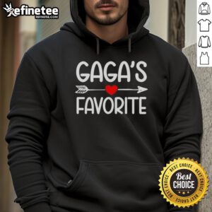 Awesome Gagas Favorite Grandchild Hoodie featuring a stylish design for grandsons and granddaughters, perfect for cozy wear.
