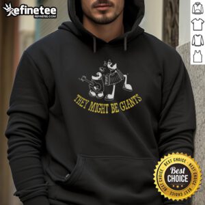 Alt Text: Awesome Homestar Runner They Might Be Giants hoodie featuring vibrant graphics and a comfortable fit for fans.