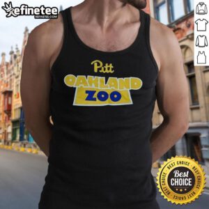 Awesome Pittsburgh Panthers Oakland Zoo tank top featuring vibrant colors and stylish design for fans.
