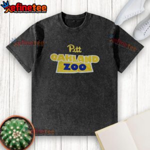Awesome Pittsburgh Panthers Oakland Zoo washed t-shirt featuring vibrant team colors and a comfortable fit.