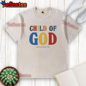 Alt Text: Good Forrest Frank Child of God washed t-shirt featuring a stylish design for casual wear, perfect for any occasion.