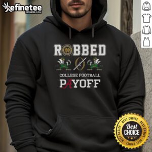 Good Notre Dame Fighting Irish and Alabama Crimson Tide CFP Playoff hoodie showcasing team spirit and college football pride.