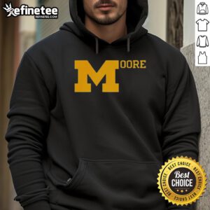 Good Sherrone Moore Michigan Football Hoodie showcasing team colors and logo, perfect for fans and athletes.
