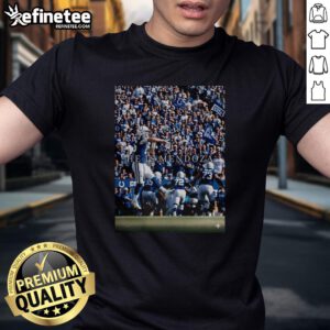 Alt Text: Hot Indianapolis Colts He Is Mendoza T-Shirt featuring bold graphics and team colors, perfect for Colts fans.