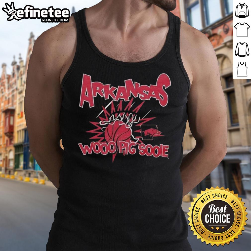 Nice Arkansas Razorbacks Woo Pig Sooie Slam Tank Top featuring vibrant team colors and logo for game day style.