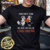 Funny T-shirt featuring a nice cow and the phrase Your farts stink but I still love you for humor lovers.