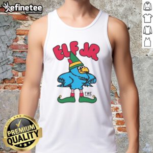 Nice Ft Wright Drama Elf Jr Tank Top featuring vibrant colors and playful design for kids' summer fashion.