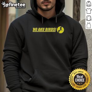 Nice No Aku Birds Logo Hoodie featuring a stylish bird design, perfect for casual wear and bird enthusiasts.