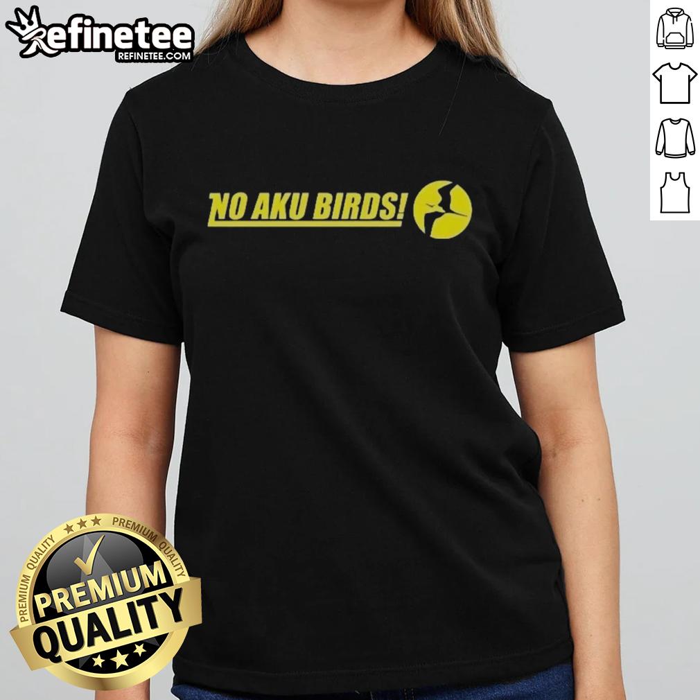 Nice No Aku Birds Logo Ladies Tee featuring a stylish design perfect for bird lovers and casual wear.