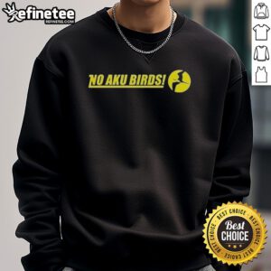 Nice No Aku Birds Logo Sweatshirt featuring a vibrant bird design on a comfortable fabric, perfect for casual wear.