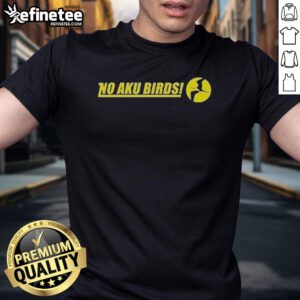 Nice No Aku Birds Logo T-Shirt featuring a vibrant bird graphic on a stylish tee, perfect for casual wear.