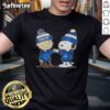 Nice Peanuts Charlie Brown fist bump with Snoopy on Indianapolis Colts football T-shirt design.