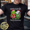 Nice Sam's Club X Grinch and Snoopy Merry Christmas T-Shirt featuring festive holiday graphics and vibrant colors.