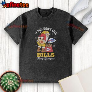 Festive 'Nice Santa' graphic on a washed t-shirt for Buffalo Bills fans, perfect for a Merry Kiss My Ass Christmas.
