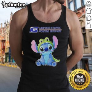 Nice Stitch Cosplay Crocodile X USPS Tank Top featuring vibrant design and comfortable fit for cosplay enthusiasts.