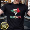 Nice Toronto Blue Jays baseball t-shirt featuring a vibrant Mexican flag design, perfect for fans of both cultures.