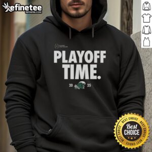 Alt Text: Nice Tulane Green Wave Playoff Time logo hoodie featuring vibrant colors and team spirit design.
