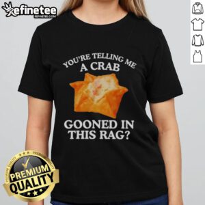 Nice ladies tee featuring a fun crab graphic, perfect for beach lovers and casual wear enthusiasts.