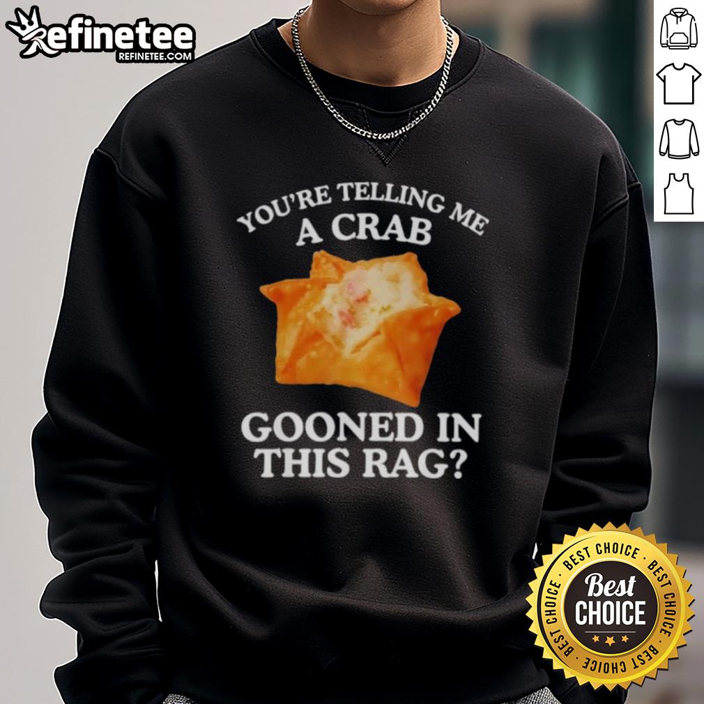 Casual style featuring a crab graphic on a cozy rag sweatshirt, perfect for relaxed outings and beach vibes.