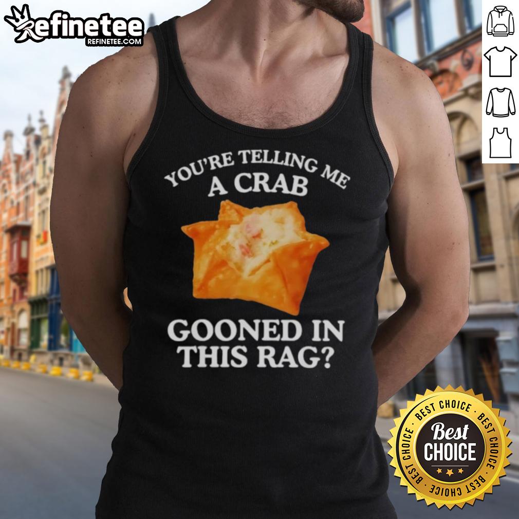 Stylish crab graphic tank top featuring a playful design, perfect for summer outfits and beachwear.