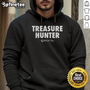Official Bidfta Treasure Hunter Hoodie in black, featuring a stylish design perfect for treasure hunting enthusiasts.