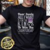 Alt Text: Official Dear Santa Sacramento Kings Championship T-Shirt for fans wishing for a title win this season.