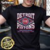 Official Detroit Pistons Heater T-Shirt featuring vibrant team colors and logo, perfect for fans and game day attire.