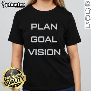 Official Family Stone Harry Levin Goal Plan Vision Ladies Tee featuring vibrant graphics and a stylish fit for women.