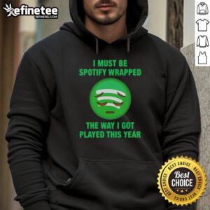 Alt Text: Official I Must Be Wrapped Hoodie featuring a playful design, perfect for showcasing your fun side this year.