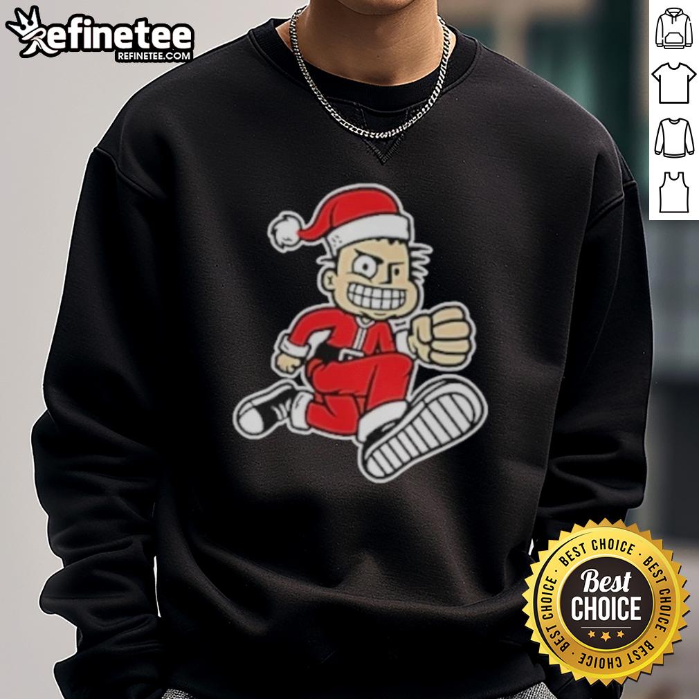 Official MXPX Santa PX Sweatshirt featuring vibrant holiday design and cozy fit, perfect for festive occasions.
