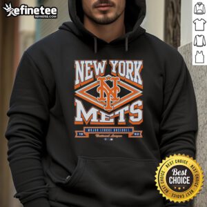 Official New York Mets Heater Hoodie featuring team logo, perfect for fans and chilly game days.