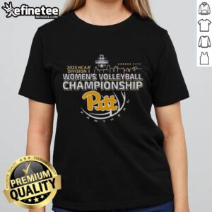 Official Pitt Panthers 2025 NCAA Division I Women's Volleyball Championship Final Four Bound Ladies Tee design