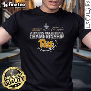 Official Pitt Panthers 2025 NCAA Division I Womens Volleyball Championship Final Four Bound T-Shirt design.