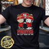 Official San Francisco 49ers x Charlie Brown vs Snoopy Forever T-Shirt, perfect for fans celebrating every game day.