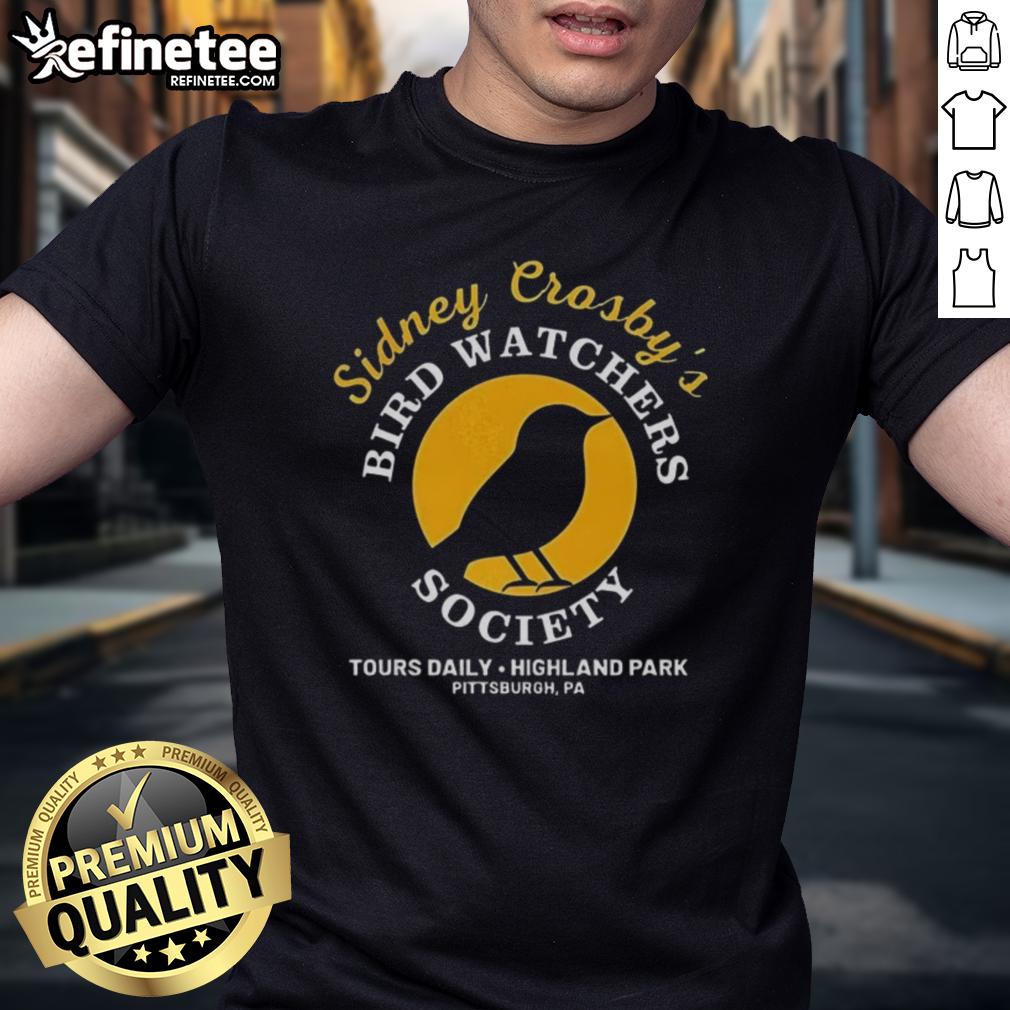 Alt Text: Official Sidney Crosby Bird Watchers Throw Blanket T-Shirt featuring a unique design for hockey and birdwatching fans.