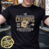 Original Montana State Bobcats 2025 Big Sky Conference Football Champions Helmet T-Shirt design featuring team colors.