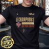 Alt Text: Original New York Knicks Basketball Emirates NBA Cup Champions 2025 T-Shirt showcasing team pride and championship spirit.