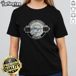 Original Northwood Timberwolves Grit and Finish Ladies Tee in vibrant colors, perfect for fans and stylish casual wear.