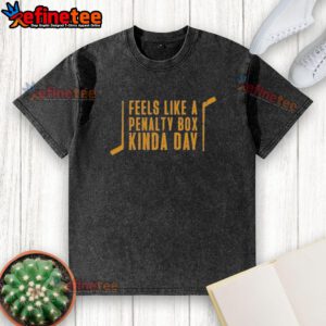 Original Pittsburgh Penguins hockey washed t-shirt, perfect for a casual day, featuring a fun penalty box design.