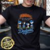Premium Los Angeles Dodgers X Peanuts Snoopy and Friends autumn T-shirt celebrating the most wonderful time of the year.