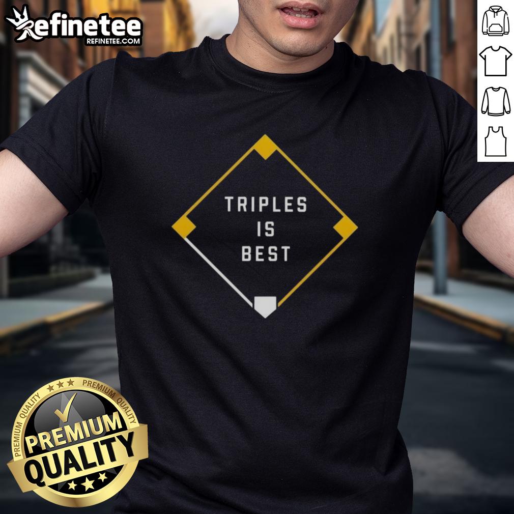 Premium Triples Is Best T-Shirt featuring a stylish design and comfortable fit, perfect for casual wear and enthusiasts.